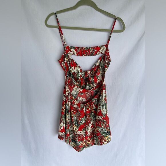HELLO MOLLY LEI ON THE BEACH ROMPER FLORAL NWT Large - Picture 7 of 9